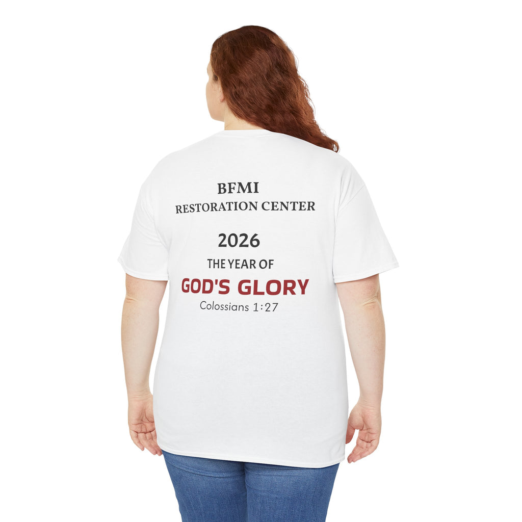 Breakthrough Fire Ministry T‑Shirt — "2026 The Year of GOD'S GLORY" Christian Tee v2