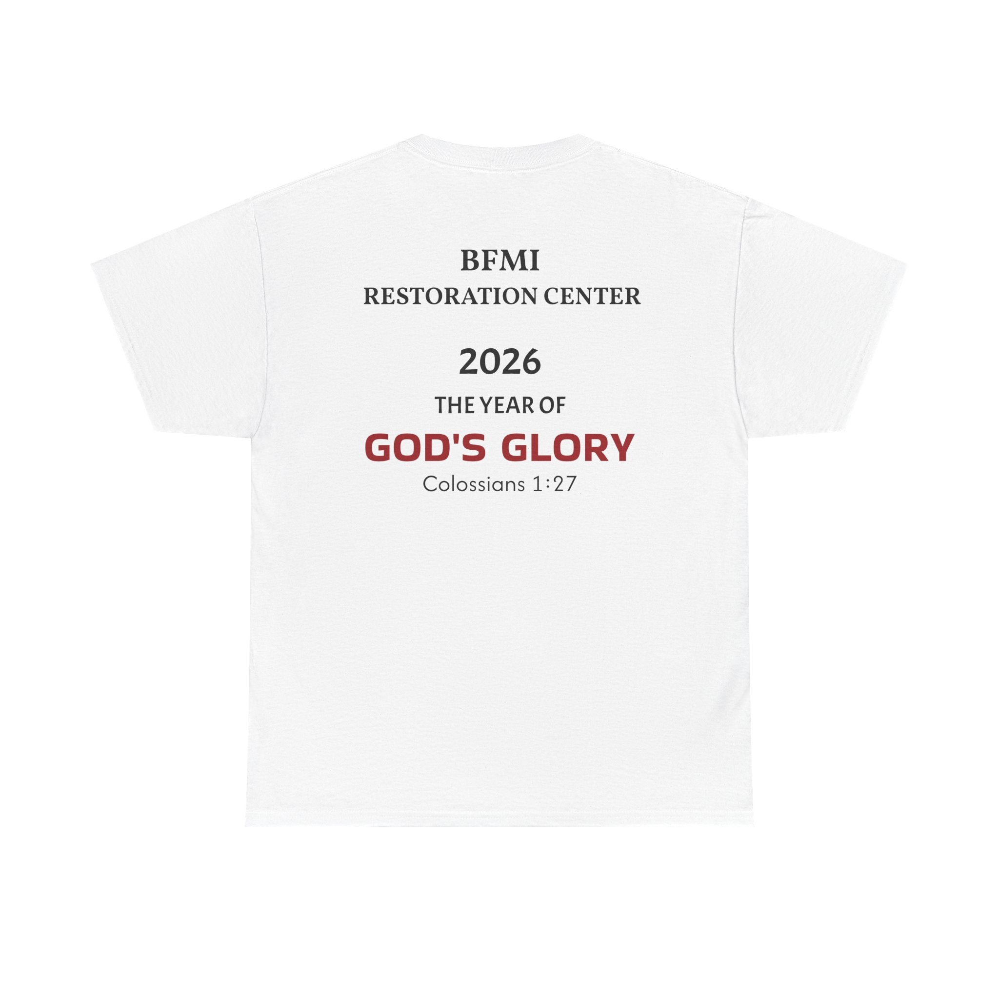 Breakthrough Fire Ministry T‑Shirt — "2026 The Year of GOD'S GLORY" Christian Tee v2
